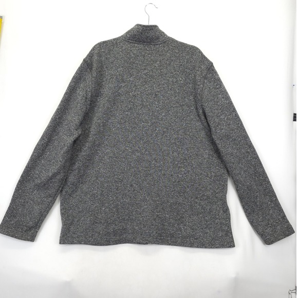 Sonoma Goods for Life Men's 3XL Tall Gray Full Zip Fleece Jacket Warm Soft - Picture 2 of 10